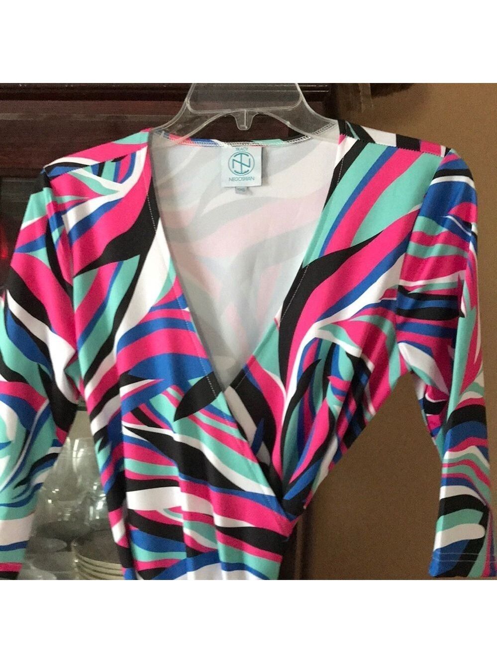 NWOT tag Tracy Negoshian true wrap dress - Picture 2 of 4
